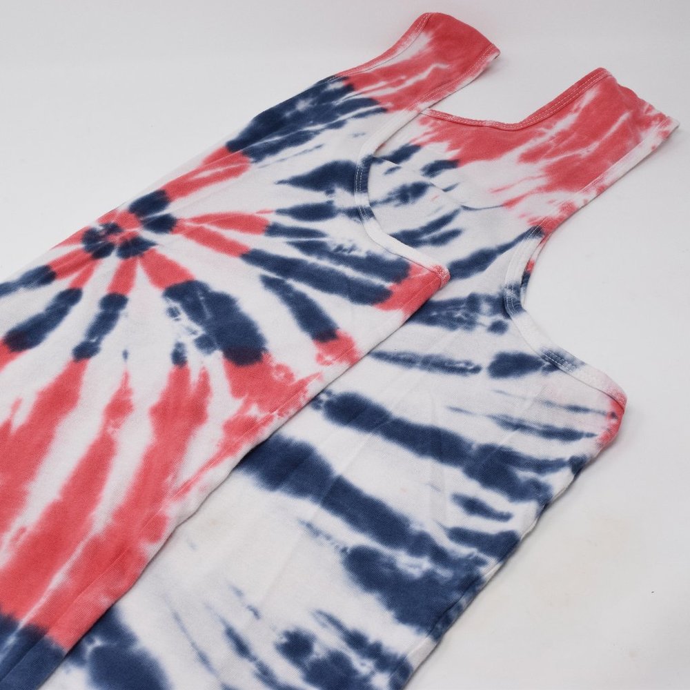 Mossimo Spiral Tie Dye Tank Top Women Medium Beach - Picture 9 of 9